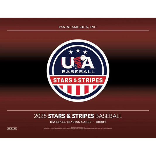 2025 Panini Stars and Stripes USA Baseball Hobby 20 Box Case