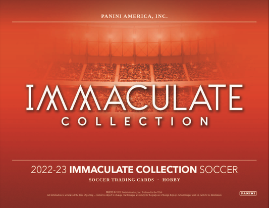 2022 Panini Immaculate Soccer Hobby 6 Box Case