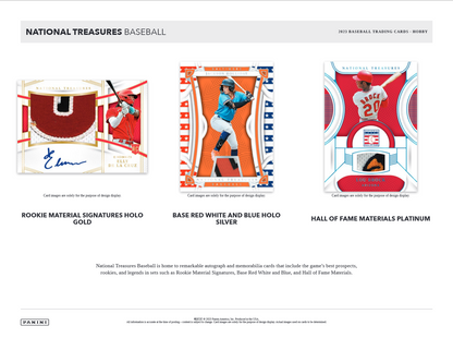 2023 Panini National Treasures Baseball Hobby Box