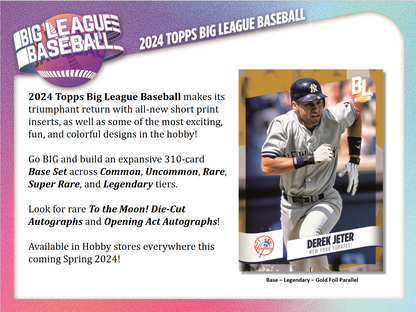 2024 Topps Big League Baseball Hobby 20 Box Case