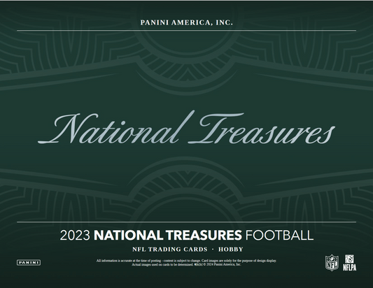 2023 Panini National Treasures Football Hobby Box