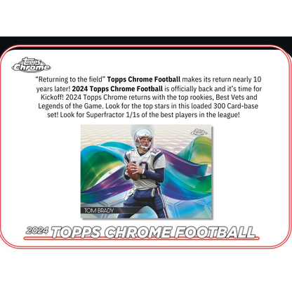 2024 Topps Chrome Football Breaker’s Delight Box